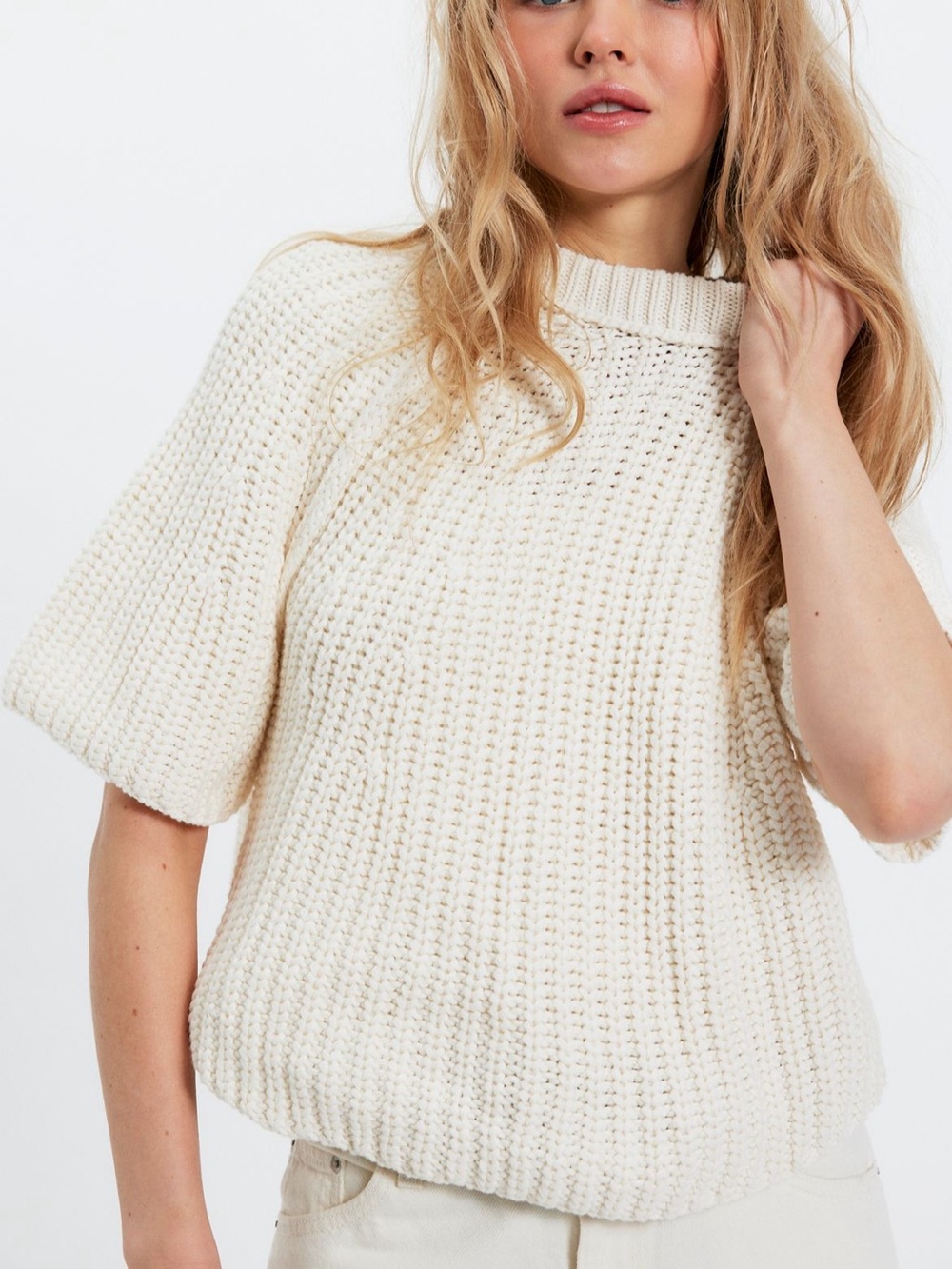 Amy Sweater in Ivory